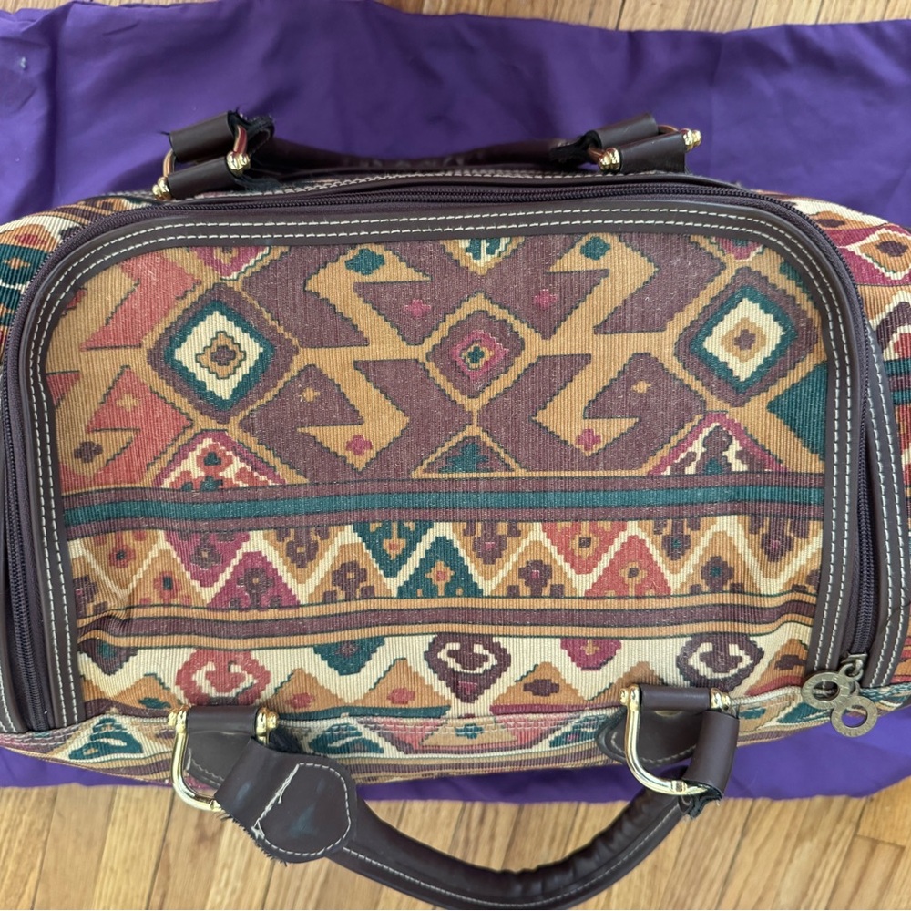Multicolor Patterned Women's Bag - Picture 3 of 10